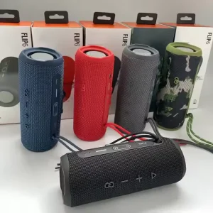 FLIP6 Portable Waterproof Speaker with AirPlay and Clock Plastic Cabinet 10-30W Output IPX5 Outdoor Sports Subwoofer