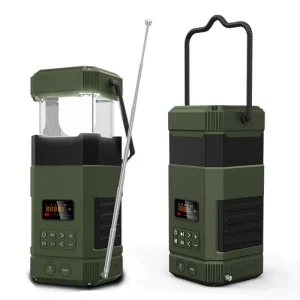 FM Radio Wireless BT Speaker Portable Solar Panel Lamps and Lanterns Light NOAA DAB FM Survival Family Radio for Outdoor Camping