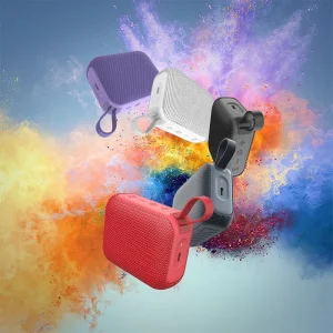 Fabric Design Speaker Decorative Small Wireless Audio Home Portable Subwoofer 500mAh Outdoor Mobile Phone Player