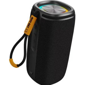 Fabric Fashion Hands free 5W Waterproof IPX5 RGB Light Speaker Mini Portable Outdoor Speaker