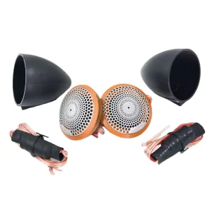 Factory 2 Inch Mini Car Dome Speaker High Power Car Tweeter TB-T4 Orange