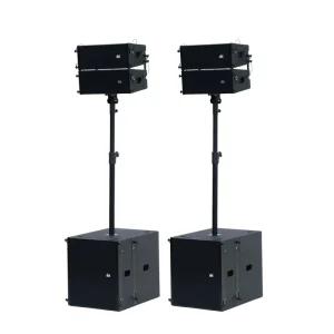 Factory Compact DJ 5 Inch Line Array Speaker Full Set PA Speakers Audio Sound System with Power Amplifier Module for Church