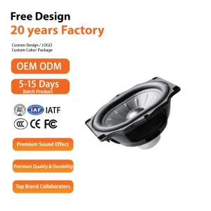 Factory Custom Small Car Speaker High Fidelity Full Frequency Speaker Driver Unit for Automotive Audio Systems