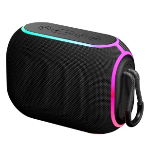 Factory Custom logo LED RGB 5W Haut Parleur Mini Subwoofer Portable Waterproof Small Parlante Wireless BT Speaker