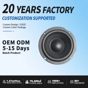 Factory Direct 2.75 Inch Dual Magnet Speaker 3Ohm 30W Full Range Speaker Accessories Unit for OEM ODM Audio Projects