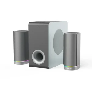 Factory Direct Home Theater Audio 2.1 Bookshelf Speaker Computer PC RGB LED Wireless 120W Apt X Speaker