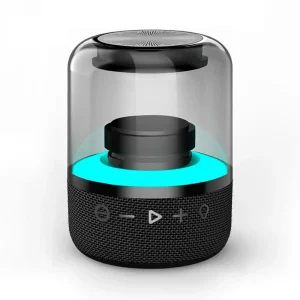 Factory Direct Sale Outdoor Portable Wireless 5.3 Waterproof Speaker with RGB LED Flashing Light for Mobile Phone