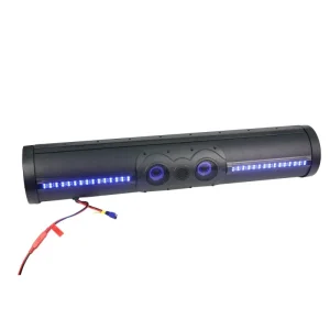 Factory Direct Sales Bluetooth Multi Color LED Backlit Marine Soundbar Waterproof IP66 Marine Speaker