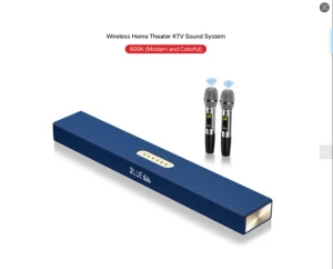 Factory Direct Sales of Soundbar TV Audio System 2.0 Home Theater Karaoke Bar Speaker Bluetooth Wireless Microphone Speaker