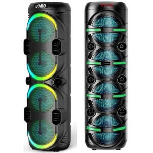 Factory Direct Sound System Speaker RGB Lights Mini Subwoofer Outdoor Parties USB Wireless 3000-5000mAh Battery 30-50W