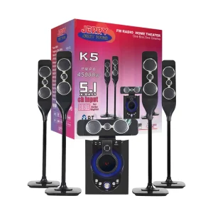 Factory Direct for Power 5.1 Home Theatre System 200 Watts HI-FI Multimedia Speaker with Wooden Subwoofer Wireless