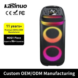 Factory Dual 6.5 Inch Subwoofer DJ System Hifi Speaker Subwoofers Microphone PA System Equipment Home Audio Big Speaker