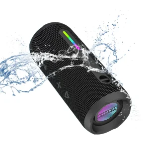 Factory Fabric 30W Outdoor Portable Wireless TWS V5.3 Speaker IPX7 Waterproof LED RGB Lights Mobile Phone
