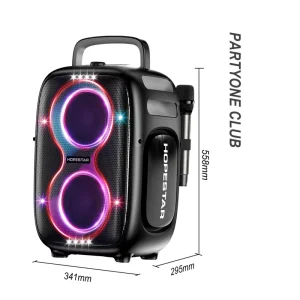 Factory HOPESTAR Partyone club 650W High Quality Wireless Speaker Portable Waterproof IPX6 TWS Party Home Theatre Customizable