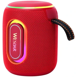 Factory Home Party Wireless USB Aux Plastic Portable BT 5.4 Speaker Lanyard RGB Light Outdoor Camping