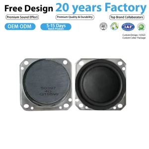 Factory Made 1.75 Inch Full Range OEM ODM Car Speaker Metal Iron Unit Two-way Audio Crossover 5-10W Output Power