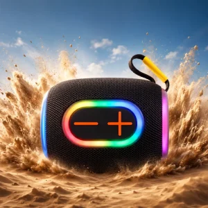 Factory Model IPX5 Waterproof 1200mAh 8W Portable Wireless Speaker with Deep Bass for Outdoor Camping