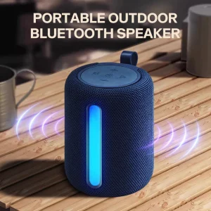 Factory Price New Outdoor RGB Wireless Party Speaker Waterproof HiFi Bass Sound Woofer TF Card Support Computer