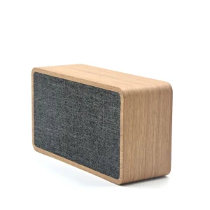 Factory Price Portable Wooden Speaker With Power Bank Function