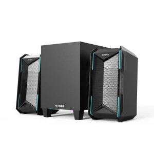 Factory RGB Gaming Speaker Colorful Portable USB Wired Subwoofer Rechargeable Computer Speaker