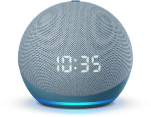 Factory Sealed Alexa Smart Wireless Speaker All Colors Clock Display Metal