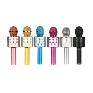 Factory Sells Home Party KTV Wireless Karaoke Microphone with Speaker Portable Handheld Karaoke Player