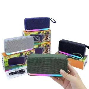 Factory Small Stereo Speaker with RGB Lanyard Portable Outdoor Gift Battery Powered Speaker