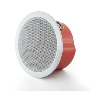 Fireproof Ceiling Speaker 810 5W/10W Home Theatre Public Address System Two-way Audio Crossover Wired Connection Ceiling Mounted