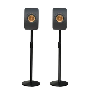 Floor Speaker Stands for KEF LS50 Meta LS50 Wireless II Q150 Q350 R3 Meta LSX II Heavy Duty Metal Stand for Bookshelf Speakers