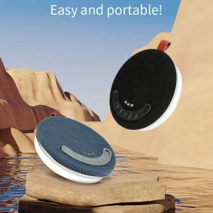 Foldable Speaker with Sleep Mode Built in Battery and RGB Lighting Mini Speaker Suitable for Outdoor and Home Use