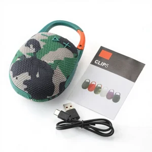 Foreign Trade CLIP5 5.3 Waterproof Dustproof Drop-proof Mini Portable Outdoor Small Speaker Subwoofer Built-in Mic