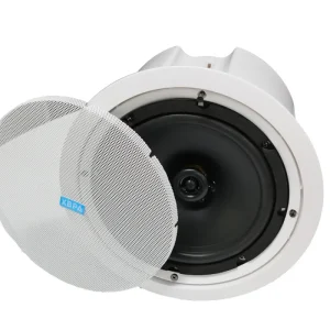 Full Set IP PA System Ceiling Speaker for RJ45 Input Built in Amplifier Remote Broadcast V5.0 Computer Mobile Phone