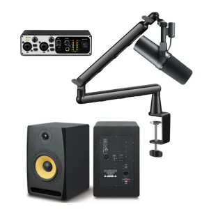 Full Set Music Stucio Equipment With Monitor Speaker SM7B Studio Micro Microphone Podcast Equipment Kit