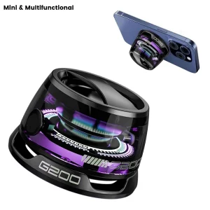 G200 Magnetic Speaker Portable Outdoor Audio Companion with Premium Sound and Vibrant RGB Lighting