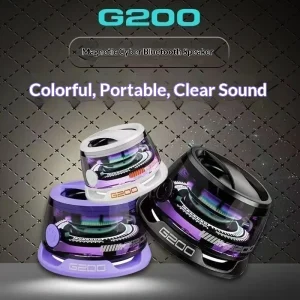 G200 Mini Portable Speaker 5.0 Magnetic Waterproof Outdoor Speaker with Built in Mic and Ambient Light