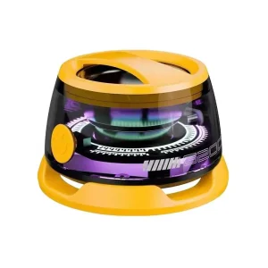 G200 Portable Wireless 5.3 Speaker Clock IP65 Waterproof RGB LED Lights Magnetic Phone Holder TF Card