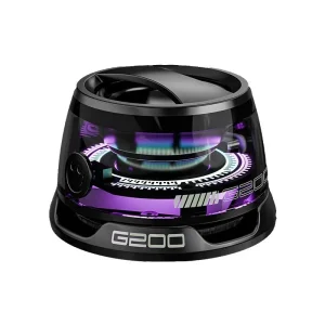 G200 Speaker Portable with LED Color Light Magnetic Stand Small Size Plastic