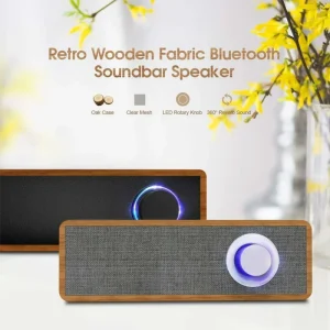 GAS 50 New Portable Wooden Retro Blueteeth Speaker Home Mini Wireless Audio Wireless Speaker