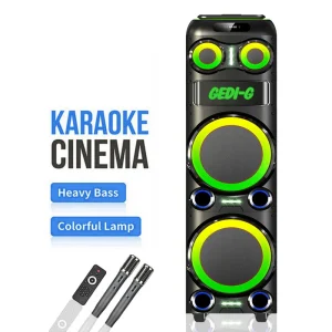 GD 2151 Boombox Speaker 100W Outdoor Party RGB Wireless Speaker Bass Sound Waterproof Speakers for Party