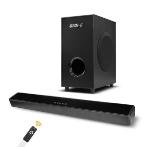 GD 698 80W 2.1 TV Sound Bar 6.5 Inch Woofer Soundbar Speaker Blue Tooth Speaker With Remote Control