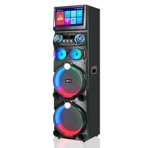 GD1419 Parlante Con Pantalla Dual 12 Inch Bocina Big Speakers Outdoor DJ Party Altavoz De Karaoke Con Pantallas