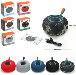GENCE Cross-border Trade P PRO1 Round Wireless for 5.3 Waterproof Plastic Speaker Portable Subwoofer RGB Lights Audio