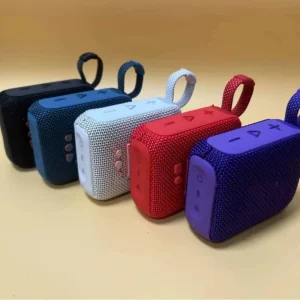 GO4 4th Gen Small Speaker Gold Brick Design IPX4 Waterproof Built in Lithium Battery Deep Bass 10W Output