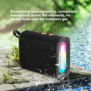 GO4PRO 5.3 Speaker Atmosphere Light 5W Output Battery Powered Plastic Cabinet Outdoor High Volume Home Desktop