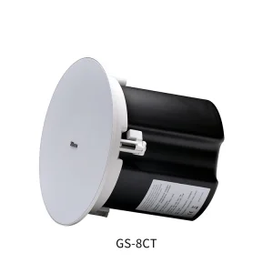 GS-8CT 60W 8 Inch Ceiling Speaker System Audio Music Coaxial Hifi In-ceiling Flush Mounted Ceiling Speaker