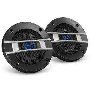 GTF1026 4 Inch 2-Way Coaxial Car Audio Speaker Pair 100W Peak 35W RMS 4 Ohm Vehicle Door Replacement Speaker