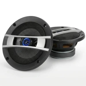 GTF1326 5 Inch 2-Way Coaxial Car Speaker 150W 4 Ohm Blue Tweeter Automobile Stereo Loudspeaker for Door Audio System Upgrade Kit