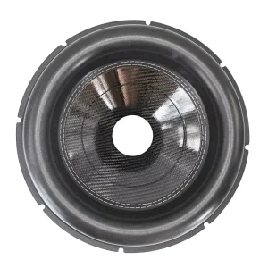 GZ1581 15inch Big Roll Subwoofer Parts Carbon Fiber Cone 78mm VCID Speaker Unit for Car Audio