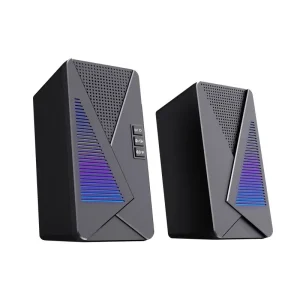 Gaming Speakers for PC Computer Laptop Desktop Subwoofer Wired RGB 2.0 BT Speaker