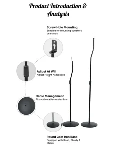 General Speaker Stand Floor standing Speaker Stand Surround Sound Special Speaker Stand Floor standing Speaker Stand